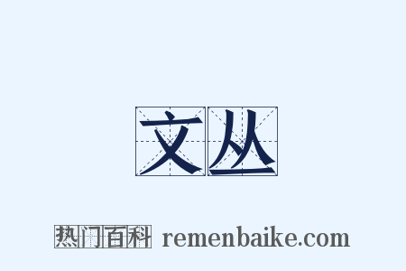 文丛是什么意思的图片